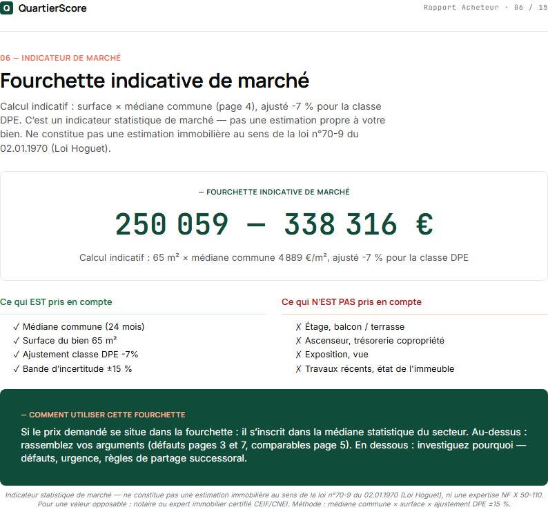 Rapport Acheteur — page 6