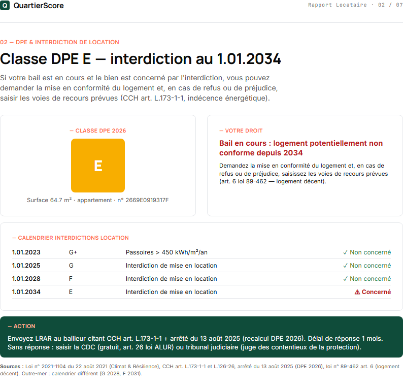 Rapport Locataire — page 2