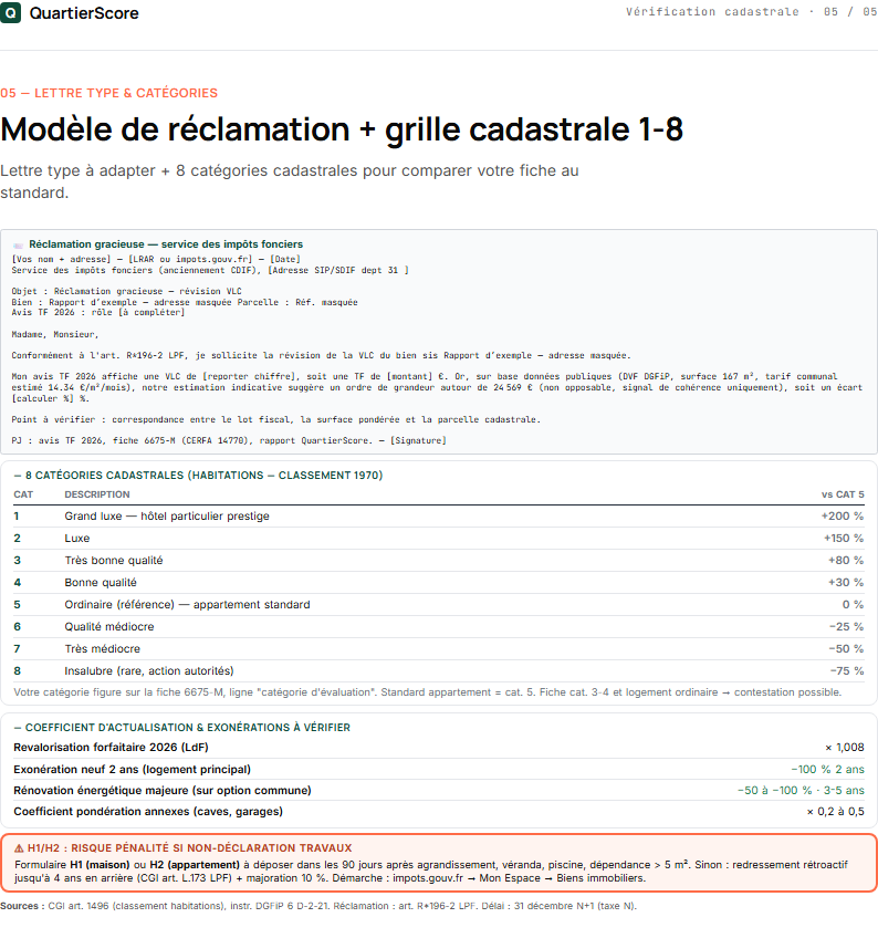 Vérification cadastrale — page 5